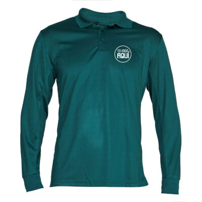 Polera Pique Dryfit Hombre Manga Larga