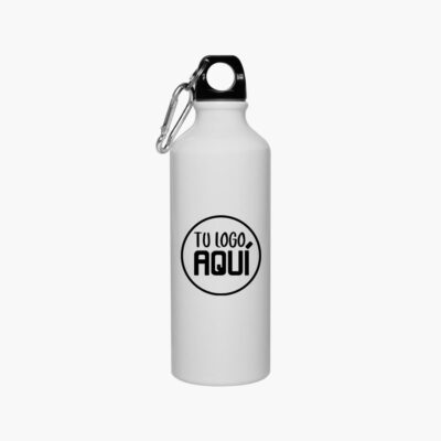 Botella Aluminio Blanca 500cc