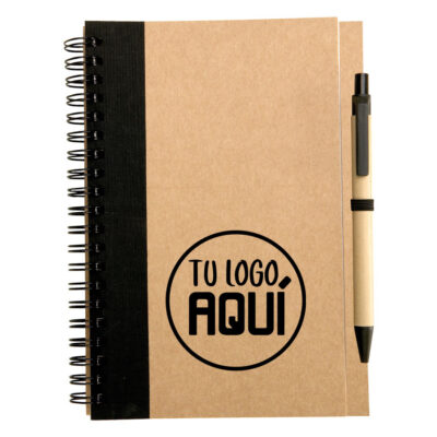 Cuaderno Ecológico Grande 1/2 Oficio con Bolígrafo