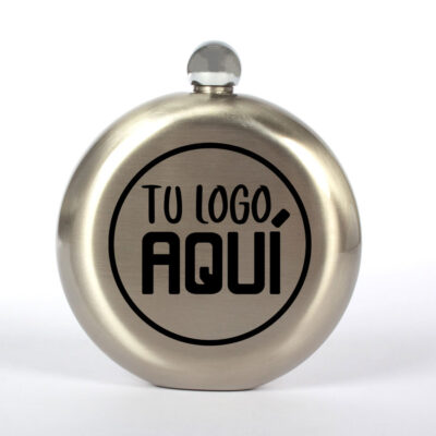 Licorera Redonda Acero Inoxidable 300ml