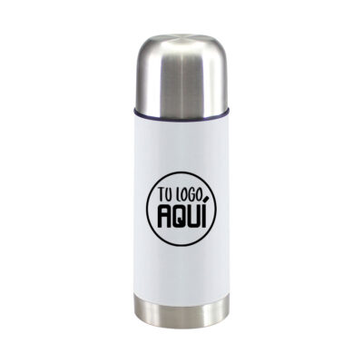 Termo Blanco 350cc de Acero Inoxidable