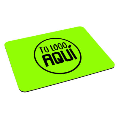 Mouse Pad Rectangular Blanco Antideslizante