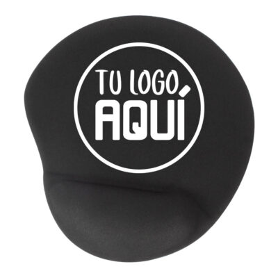 Mouse-pad Ergonómico con Gel Negro