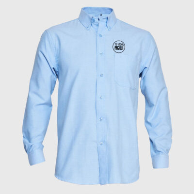 Camisa Oxford Manga Larga