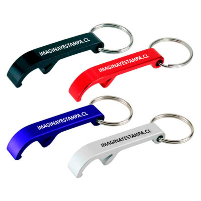Llavero Destapador de Aluminio Personalizado